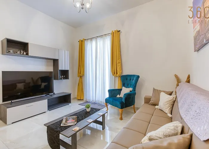 Apartament Stylish 3br With Large Terrace In By 360 Estates Mosta