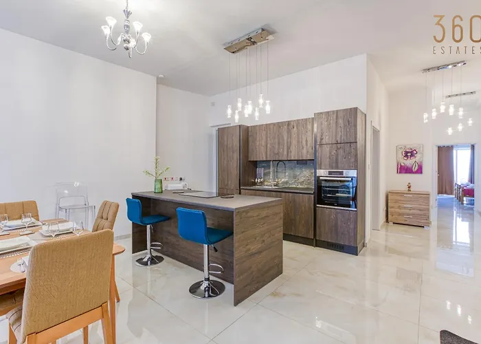 Apartament Stylish 3br With Large Terrace In By 360 Estates Mosta